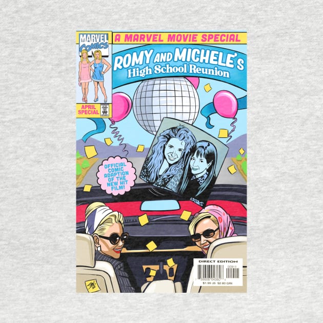 Romy & Michele Movie Comic Adaption by ibtrav